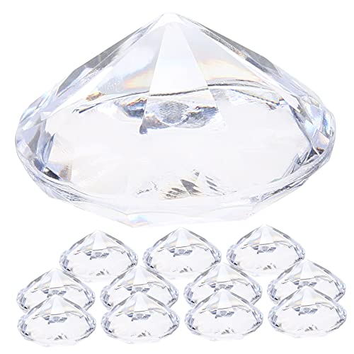 BCOATH 12 Stück Hochzeitsdekorationspositionskartenhalter Hochzeitstischnummern Stand Gold Tischkarte Einstellung Sitzkarteninhaber Ort Ausweis Für Runden Nummer Inhaber Acryl Transparent von BCOATH