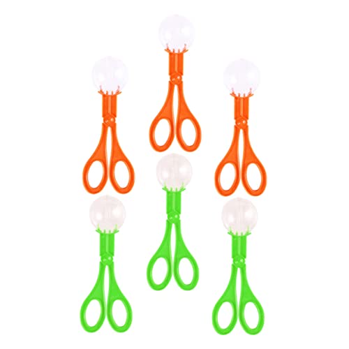 BCOATH 12 Stück Insekt Clip Pinzette Catcher Catcher Clip Insektenfangschere Insekt Sammelwerkzeuge Nützliche Schaufel Fehler Handy Scooper Catcher Schere Große Schneesand Kunststoff Kinder von BCOATH