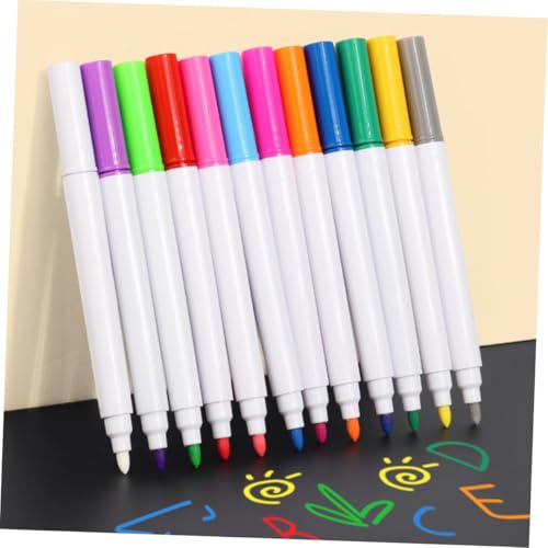 BCOATH 12 Stück Teiliges Neon Marker Abwischbar Flüssigstifte für LED und Acryltafeln Leuchtende Farben Waschbare Gelstifte für Zeichnen und Schreiben Leuchtenden Whiteboards BCOATH 12 Stück Teiliges Neon Marker Abwischbar Flüssigstifte für LED und Acryltafeln Leuchtende Farben Waschbare Gelstifte für Zeichnen und Schreiben Leuchtenden Whiteboards von BCOATH