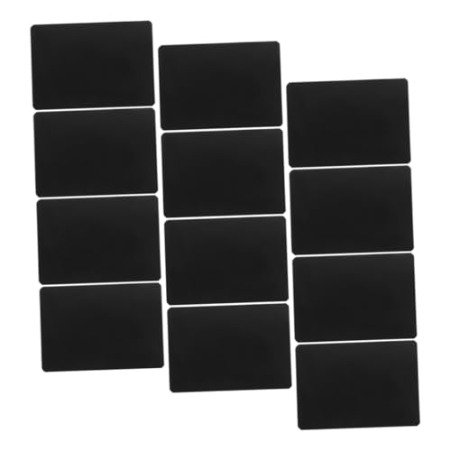 BCOATH 12 Stück Teiliges Preisanzeigeschild Wiederbeschreibbares Mini Kreidetafel Preisschild mit Clip Robustes Abs Material Vertikales Display für Supermarkt und Einzelhandel von BCOATH