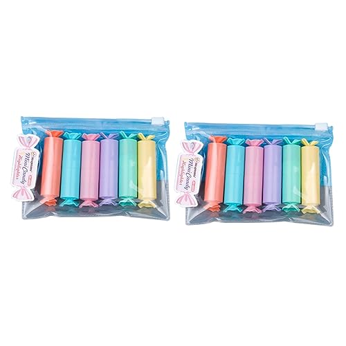 BCOATH 12Stücke Süßigkeiten Highlighter Marker Schnelltrocknende Textmarker für Schule und Büro für Notizen und Kreative Projekte Leicht und Tragbar BCOATH 12Stücke Süßigkeiten Highlighter Marker Schnelltrocknende Textmarker für Schule und Büro für Notizen und Kreative Projekte Leicht und Tragbar von BCOATH