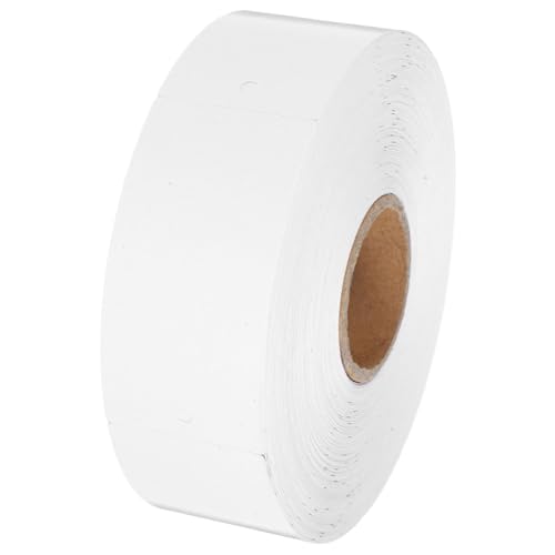 BCOATH 1Rolle Kleidung Hangtag Weiße Leere für DIY Bastelprojekte Hängende Markierungen für Einzelhandel Rechteckige Form mit Lochdesign von BCOATH
