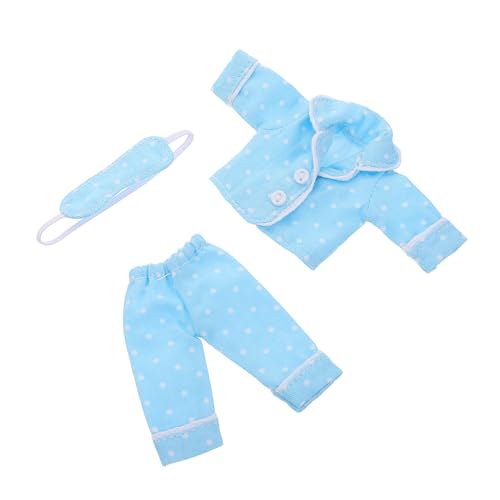 BCOATH 1Satz Mini Puppenschlafanzug mit Augenmaske und Kleidung für Puppen DIY Puppenzubehör für Süße Outfits und Schlafmode für Kreative Spielmomente BCOATH 1Satz Mini Puppenschlafanzug mit Augenmaske und Kleidung für Puppen DIY Puppenzubehör für Süße Outfits und Schlafmode für Kreative Spielmomente von BCOATH