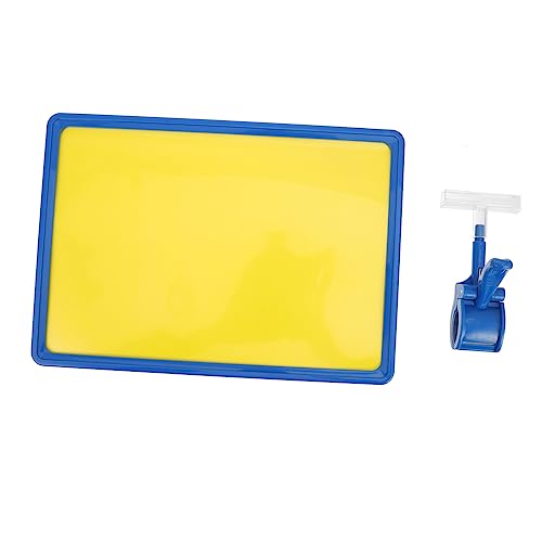BCOATH 1Satz Preisschild Halter mit Clip Transparentes Preisschild Display für Supermärkte Wiederverwendbar Einfach zu Bedienen für Verkaufsaktionen und Preiswerbung von BCOATH
