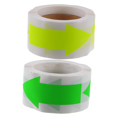 BCOATH 2 Rollen Pfeilförmige Aufkleber Fluoreszierenden Farben Selbstklebende Etiketten für Backverpackungen Haushaltskennzeichnung und Richtungsanzeigen pro Rolle BCOATH 2 Rollen Pfeilförmige Aufkleber Fluoreszierenden Farben Selbstklebende Etiketten für Backverpackungen Haushaltskennzeichnung und Richtungsanzeigen pro Rolle von BCOATH