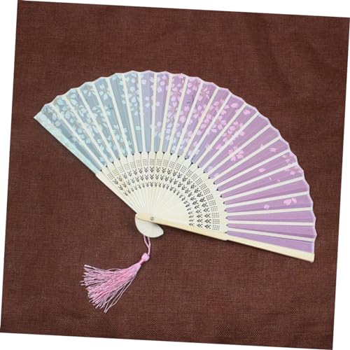 BCOATH 2 Stück Antiker Faltbarer Handfächer Chinesischer Tanzfächer Rosa Klassischer Klappfächer für Party Heimdekoration und Geschenkidee für Familie Freunde BCOATH 2 Stück Antiker Faltbarer Handfächer Chinesischer Tanzfächer Rosa Klassischer Klappfächer für Party Heimdekoration und Geschenkidee für Familie Freunde von BCOATH