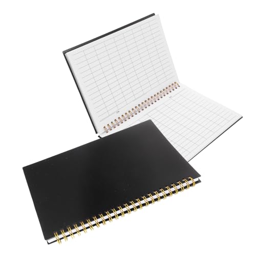 BCOATH 2 Stück Buchhaltungsheft mit Wasserfestem PP Umschlag Vertikale und Horizontale Raster Graph Paper Pad für Business Ledger und Persönliche Ausgabenaufzeichnung BCOATH 2 Stück Buchhaltungsheft mit Wasserfestem PP Umschlag Vertikale und Horizontale Raster Graph Paper Pad für Business Ledger und Persönliche Ausgabenaufzeichnung von BCOATH