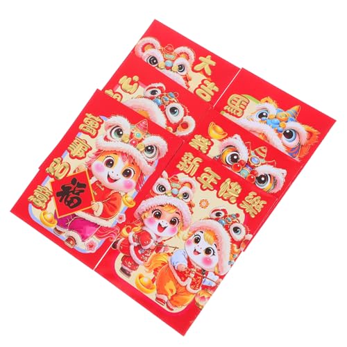 BCOATH 20 Stück Jahr Des Pferdes Rote Umschläge mit Pferdemotiv aus Stabilem Papier für Frühlingsfest Chinesische Neujahrs Hong Bao Geldgeschenke Traditionell und Festlich BCOATH 20 Stück Jahr Des Pferdes Rote Umschläge mit Pferdemotiv aus Stabilem Papier für Frühlingsfest Chinesische Neujahrs Hong Bao Geldgeschenke Traditionell und Festlich von BCOATH