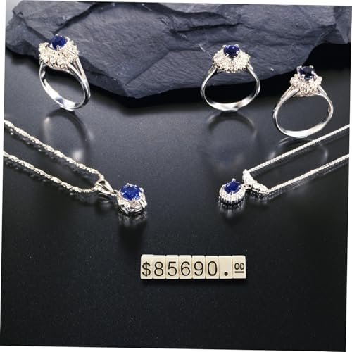 BCOATH 20 Stück Teiliges Preisschild aus Verstellbare Zahlenwürfel für Schmuck und Einzelhandel Leichte Langlebige Preisaufsteller für Einkaufszentren und Ladengeschäfte BCOATH 20 Stück Teiliges Preisschild aus Verstellbare Zahlenwürfel für Schmuck und Einzelhandel Leichte Langlebige Preisaufsteller für Einkaufszentren und Ladengeschäfte von BCOATH