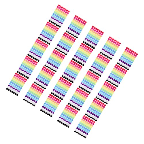 BCOATH 25 Blatt Aufkleber Selbstklebende Punktetiketten Farbige Kennzeichnungsetiketten für Büro DIY und Zuhause Praktische Organisation von Gegenständen BCOATH 25 Blatt Aufkleber Selbstklebende Punktetiketten Farbige Kennzeichnungsetiketten für Büro DIY und Zuhause Praktische Organisation von Gegenständen von BCOATH