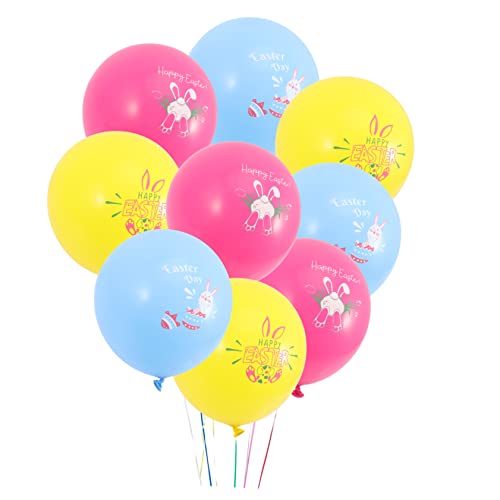 BCOATH 30 Stück Hasen Luftballons Luftballons Ballon Dekoration Party Feier Ballon Party Gastgeschenke Luftballons Frühlings Party Dekor Party Dekorationen von BCOATH