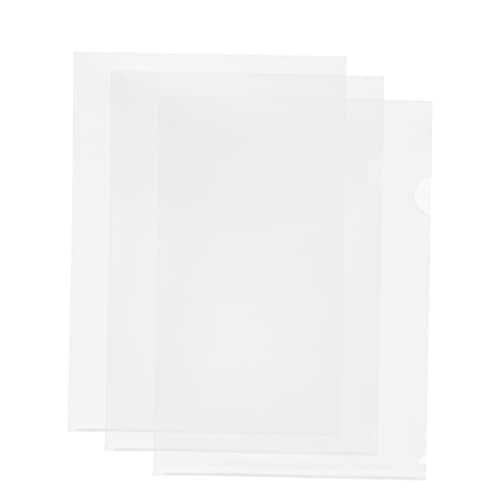 BCOATH 30Stücke Transparent Dokumentenmappe im Format PP Dateiordner für Büro und Schule zur Organisation von Wichtigen Unterlagen und Praktisch von BCOATH