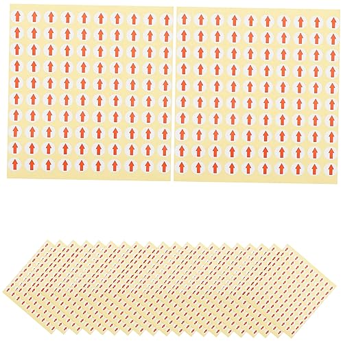 BCOATH 3200Stücke Selbstklebende Kreisaufkleber Rote Pfeilkennzeichnungen für Inspektionen Abnehmbar und Vielseitig Einsetzbar für Werkstätten und Heimgebrauch BCOATH 3200Stücke Selbstklebende Kreisaufkleber Rote Pfeilkennzeichnungen für Inspektionen Abnehmbar und Vielseitig Einsetzbar für Werkstätten und Heimgebrauch von BCOATH