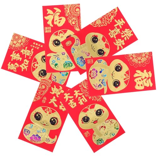 BCOATH 36 Stück Frühlingsfest Hong Bao Frühlingsfest Rote Päckchen Rote Päckchen Für Neujahr Traditionelle Aus Papier Dekorationen Zum BCOATH 36 Stück Frühlingsfest Hong Bao Frühlingsfest Rote Päckchen Rote Päckchen Für Neujahr Traditionelle Aus Papier Dekorationen Zum von BCOATH