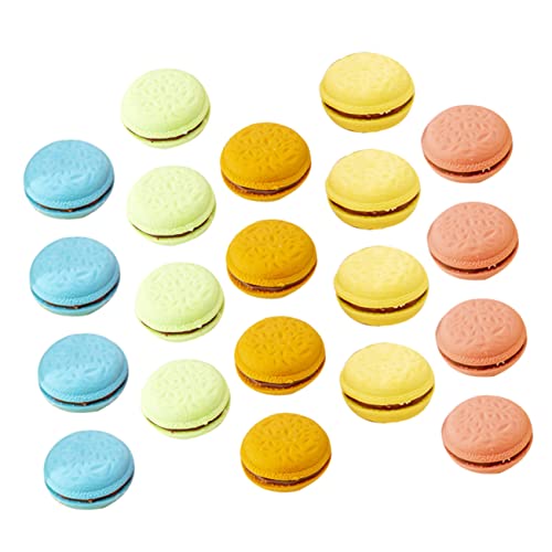 BCOATH 4 Boxen Süße Macaron Radiergummis für Kreative Schreibwaren für Schüler für und Belohnungen mit Praktischem Design für Fehlerfreies Schreiben von BCOATH