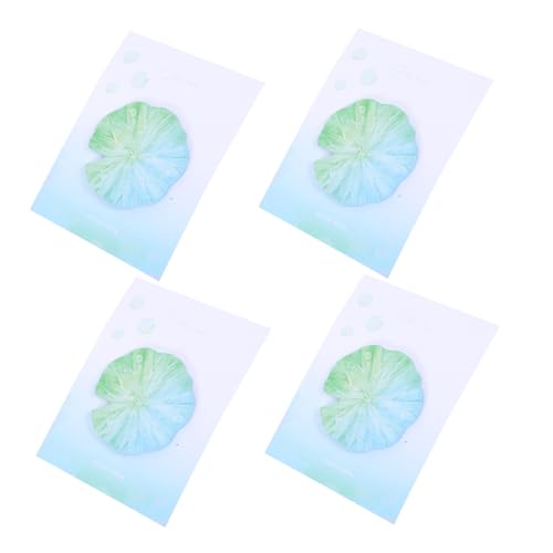 BCOATH 4 Stück Lotusblatt Haftnotizen Selbstklebend Naturgetreu Geformt Kleine Notizzettel für Büro Schule Partys Praktisches Memo Pad Dekoratives Schreibwaren Zubehör BCOATH 4 Stück Lotusblatt Haftnotizen Selbstklebend Naturgetreu Geformt Kleine Notizzettel für Büro Schule Partys Praktisches Memo Pad Dekoratives Schreibwaren Zubehör von BCOATH