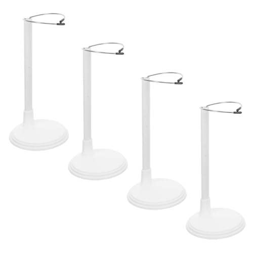 BCOATH 4 Stück Puppenständer Weiß Höhenverstellbar Tragbar Puppenhalter für Puppen Plüschtiere und Spielzeugmodelle Stabiler Aufbewahrungsständer zur Platzsparenden Raumgestaltung BCOATH 4 Stück Puppenständer Weiß Höhenverstellbar Tragbar Puppenhalter für Puppen Plüschtiere und Spielzeugmodelle Stabiler Aufbewahrungsständer zur Platzsparenden Raumgestaltung von BCOATH