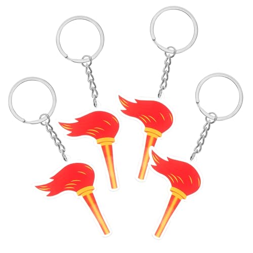 BCOATH Niedlicher Schlüsselanhänger Mit Taschenlampe 4 Stück Metall Für Schule Sport Party Tasche Accessoire BCOATH Niedlicher Schlüsselanhänger Mit Taschenlampe 4 Stück Metall Für Schule Sport Party Tasche Accessoire von BCOATH
