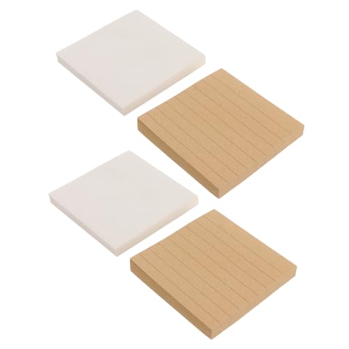 BCOATH 4 Stücke Kreative Selbstklebende Haftnotizen mit Streifen und Karomuster pro Block Vielseitiges Notizpapier für Büro Schule und Zuhause Zufällige Designs BCOATH 4 Stücke Kreative Selbstklebende Haftnotizen mit Streifen und Karomuster pro Block Vielseitiges Notizpapier für Büro Schule und Zuhause Zufällige Designs von BCOATH
