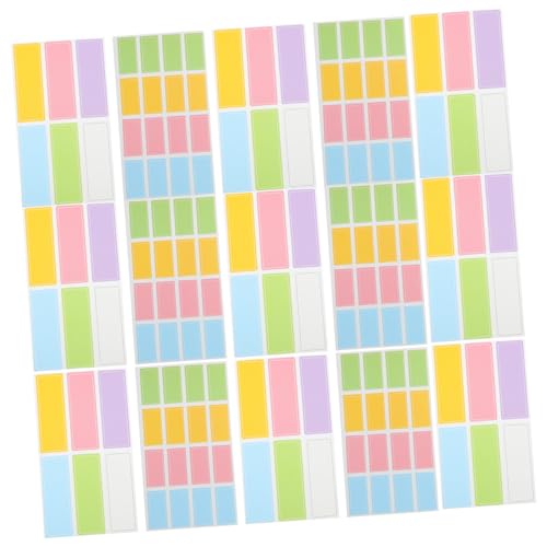 BCOATH 40 Blatt Selbstklebende Wasserdichte Farbcodierte Klassifizierungsaufkleber Handschriftliche Markierungssticker Kleine Etiketten für Büro Schule und Zuhause BCOATH 40 Blatt Selbstklebende Wasserdichte Farbcodierte Klassifizierungsaufkleber Handschriftliche Markierungssticker Kleine Etiketten für Büro Schule und Zuhause von BCOATH