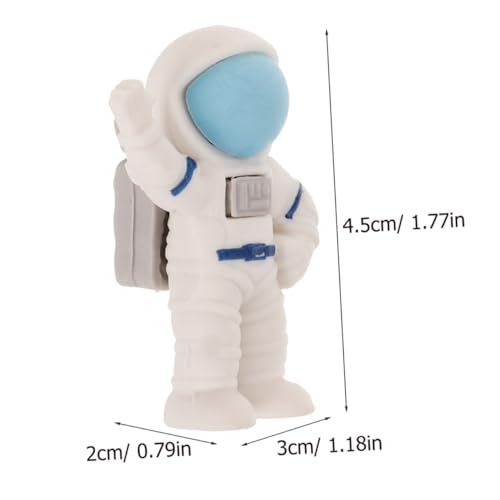 BCOATH 48 Stück Teiliges Weltraum motiv Mini radiergummi mit Astronauten aus Sicherem Tpr material Bunte Schulbedarf Partygeschenke für Kindergarten und Mädchen Geburtstagsdeko von BCOATH