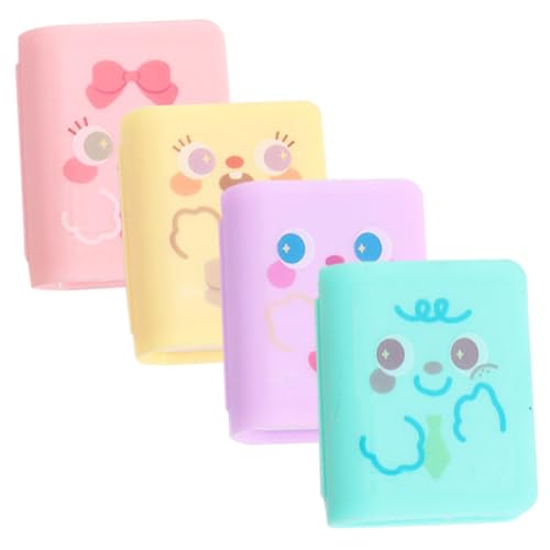 BCOATH 4Stücke Handheld Bleistiftspitzer Cartoon Design Manuelle Schärfer für Künstler für Schule und Büro Ergonomisch und Leicht für Erwachsene BCOATH 4Stücke Handheld Bleistiftspitzer Cartoon Design Manuelle Schärfer für Künstler für Schule und Büro Ergonomisch und Leicht für Erwachsene von BCOATH