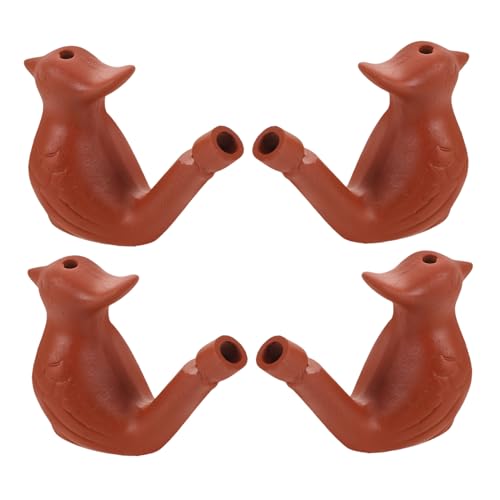BCOATH 4Stücke Wasservogelpfeife aus Violettem Lustige Spielzeuge für Freien mit Einzigartigem Design für Partys und Spielaktivitäten von BCOATH