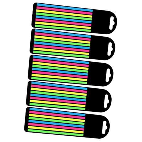 BCOATH 5 Sätze Portable Haftmarker Schmale Haftnotizen Fluoreszierende Lese tabs Professionelle Markierungsstreifen Bunt Leicht Praktisch für Bücher Notizen und Kinderlesen BCOATH 5 Sätze Portable Haftmarker Schmale Haftnotizen Fluoreszierende Lese tabs Professionelle Markierungsstreifen Bunt Leicht Praktisch für Bücher Notizen und Kinderlesen von BCOATH