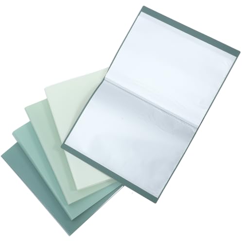 BCOATH 5 Stück Teiliges Dokumentenmappe Wiederverwendbar Transparenter Schutzfilm Leichter Ordner Organizer für Büro und Studium Praktische Ablage für Kunstwerke und Akten in Grün BCOATH 5 Stück Teiliges Dokumentenmappe Wiederverwendbar Transparenter Schutzfilm Leichter Ordner Organizer für Büro und Studium Praktische Ablage für Kunstwerke und Akten in Grün von BCOATH