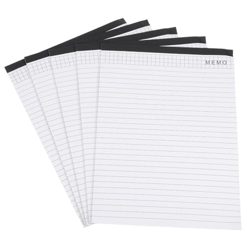 BCOATH 5 Stück Teiliges Tragbares Notizbuch Notizblock mit Abreißbaren für Büro und Alltag für Notizen Planung und Erinnerungen von BCOATH