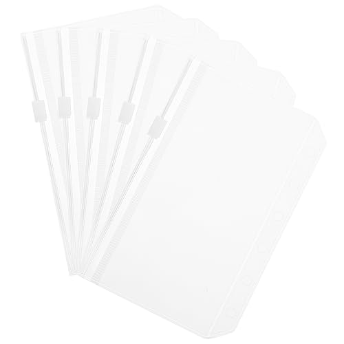BCOATH 5 Stück Teiliges Transparenter Reißverschluss Ordner Taschen Ordner Hüllen für Dokumente Fotos Karten Hochwertige Material für Büro Schule und Reisen BCOATH 5 Stück Teiliges Transparenter Reißverschluss Ordner Taschen Ordner Hüllen für Dokumente Fotos Karten Hochwertige Material für Büro Schule und Reisen von BCOATH