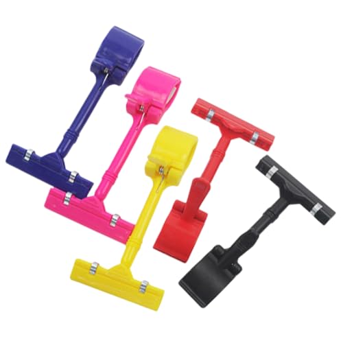 BCOATH 5 Stück Teiliges Werbe Preisschild Clips aus Robustem Drehbare Merchandise Clips in Schwarz Gelb Blau Rot und Einsetzbar für Supermärkte Einzelhandel und Verkaufsstände BCOATH 5 Stück Teiliges Werbe Preisschild Clips aus Robustem Drehbare Merchandise Clips in Schwarz Gelb Blau Rot und Einsetzbar für Supermärkte Einzelhandel und Verkaufsstände von BCOATH