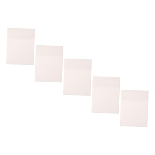 BCOATH 5 Stück Wasserdichte durchsichtige Haftnotizen Selbstklebende Memo Pads Portable Notizzettel für Schule Büro und Zuhause Praktische Schreibunterlage Langlebig und Vielseitig BCOATH 5 Stück Wasserdichte durchsichtige Haftnotizen Selbstklebende Memo Pads Portable Notizzettel für Schule Büro und Zuhause Praktische Schreibunterlage Langlebig und Vielseitig von BCOATH