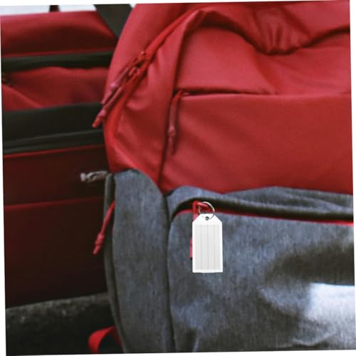 BCOATH 50 Stück Gepäckanhänger aus Kunststoff Wasserresistente Beschreibbare Kofferanhänger mit Schlüsselring Robuste Reiseetiketten für Koffer Taschen und Schlüssel Praktische BCOATH 50 Stück Gepäckanhänger aus Kunststoff Wasserresistente Beschreibbare Kofferanhänger mit Schlüsselring Robuste Reiseetiketten für Koffer Taschen und Schlüssel Praktische von BCOATH