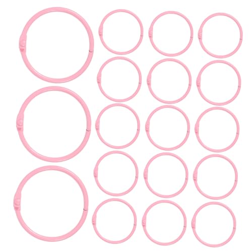 BCOATH 50 Stück Metall Binder Ringe Innendurchmesser Rosa Lose Ringe für Karteikarten Schlüsselanhänger Notizbücher Büro Schule DIY Organizer Scrapbooking BCOATH 50 Stück Metall Binder Ringe Innendurchmesser Rosa Lose Ringe für Karteikarten Schlüsselanhänger Notizbücher Büro Schule DIY Organizer Scrapbooking von BCOATH