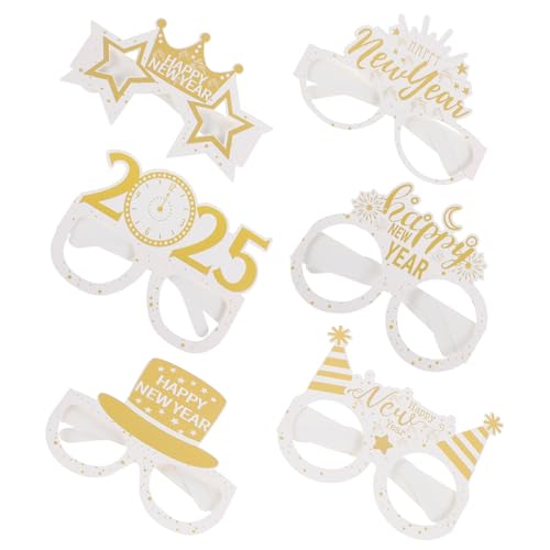 BCOATH Silvester-party-brille Happy New Year-stirnband Bunte 2025-feier-requisiten Urlaubsparty-brille BCOATH Silvester-party-brille Happy New Year-stirnband Bunte 2025-feier-requisiten Urlaubsparty-brille von BCOATH