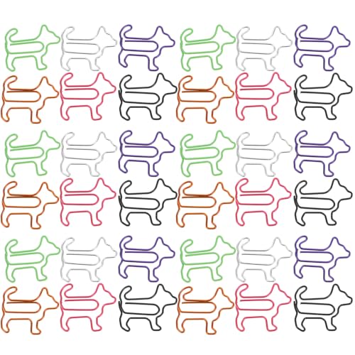 BCOATH 60 Stück Teiliges Bunte Kleine Hund Büroklammern aus Edelstahl Lustige Cartoon Paper Clips für Büro Schule Dokumente Lesezeichen Vielseitig Einsetzbar Langlebig und Stabil BCOATH 60 Stück Teiliges Bunte Kleine Hund Büroklammern aus Edelstahl Lustige Cartoon Paper Clips für Büro Schule Dokumente Lesezeichen Vielseitig Einsetzbar Langlebig und Stabil von BCOATH