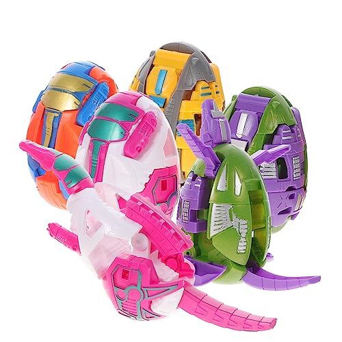 BCOATH 6Stücke Teiliges Dinosaurier Ei Transformierbare Tiermodelle für Lustige Deko für Partys Realistische Spielzeuge für Drinnen und Draußen Fördert Kreativität und Spielspaß BCOATH 6Stücke Teiliges Dinosaurier Ei Transformierbare Tiermodelle für Lustige Deko für Partys Realistische Spielzeuge für Drinnen und Draußen Fördert Kreativität und Spielspaß von BCOATH