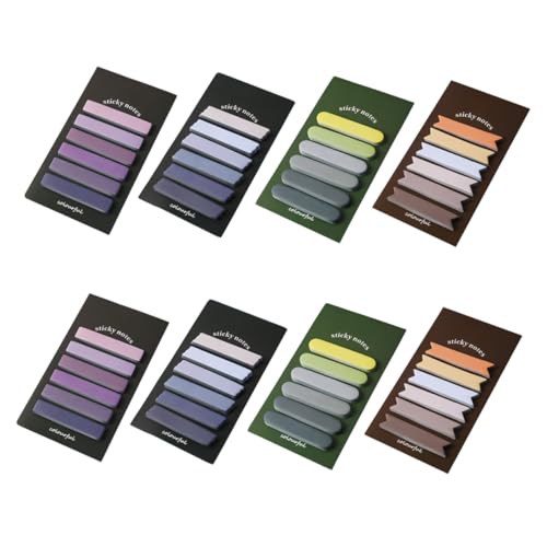 BCOATH 8 Sätze Haftnotizen Selbstklebende Notizzettel mit Sauberen Kanten Praktische Post Memos Farbige Memo Pads Wiederablösbar für Büro und Schule BCOATH 8 Sätze Haftnotizen Selbstklebende Notizzettel mit Sauberen Kanten Praktische Post Memos Farbige Memo Pads Wiederablösbar für Büro und Schule von BCOATH