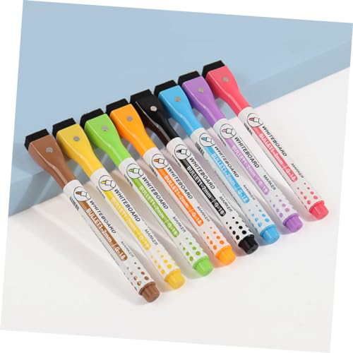 BCOATH 8 Stück Magnetische Whiteboard Marker Farben mit Radiergummi Abwischbare Dry Erase Stifte für Kunststoff für Schule Büro Kreative Zeichnungen und Schreiben BCOATH 8 Stück Magnetische Whiteboard Marker Farben mit Radiergummi Abwischbare Dry Erase Stifte für Kunststoff für Schule Büro Kreative Zeichnungen und Schreiben von BCOATH