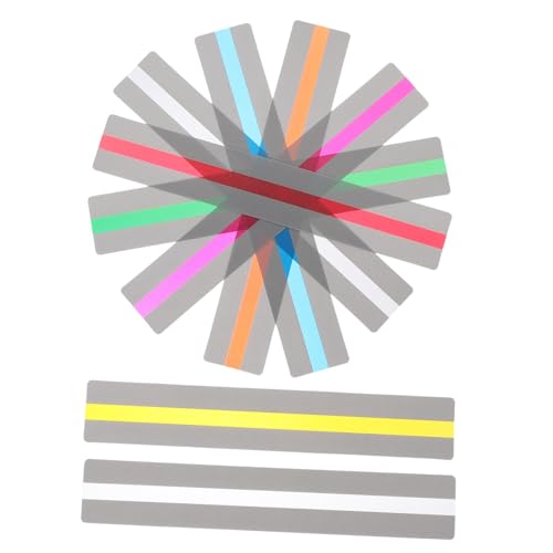 BCOATH 8 Stück Teiliges Bunte Lesestreifen Lesehilfe für Schüler Lesefortschritt Verfolgen Lesetracking tool Visuelle Unterstützung bei Legasthenie und Lesestress BCOATH 8 Stück Teiliges Bunte Lesestreifen Lesehilfe für Schüler Lesefortschritt Verfolgen Lesetracking tool Visuelle Unterstützung bei Legasthenie und Lesestress von BCOATH