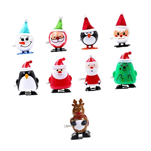 BCOATH 9 Teiliges Weihnachts Aufziehspielzeug Set Bunt Gemischte Wind Up Spielzeuge Party Mitgebsel BCOATH 9 Teiliges Weihnachts Aufziehspielzeug Set Bunt Gemischte Wind Up Spielzeuge Party Mitgebsel von BCOATH