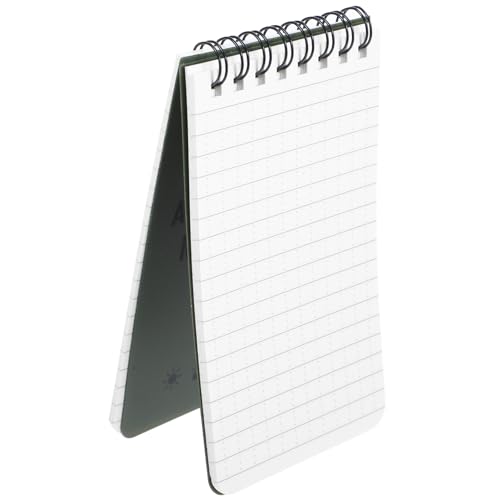 BCOATH Allwetter Notizbuch Wasserdichtes Spiral Notizblock für Outdoor Aktivitäten Tragbares Pocket Notizbuch für Studenten und Kreative Köpfe von BCOATH