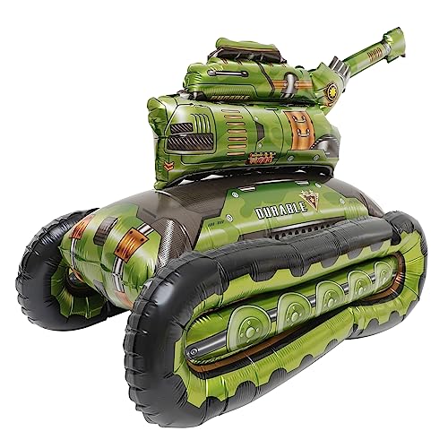 BCOATH Aluminiumfolie Luftballon Camouflage Tank Modell Partydeko Kindergeburtstag Ballon Dekoration für Jungen und Themenfeier Langlebig und Vielseitig Einsetzbar BCOATH Aluminiumfolie Luftballon Camouflage Tank Modell Partydeko Kindergeburtstag Ballon Dekoration für Jungen und Themenfeier Langlebig und Vielseitig Einsetzbar von BCOATH