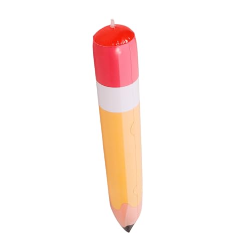 BCOATH Aufblasbarer Bleistiftballon für Schule Orangefarbene PVC Dekoration Schulanfang Accessoire für Langlebig und Leicht Perfektes Fotorequisit und Partydeko BCOATH Aufblasbarer Bleistiftballon für Schule Orangefarbene PVC Dekoration Schulanfang Accessoire für Langlebig und Leicht Perfektes Fotorequisit und Partydeko von BCOATH