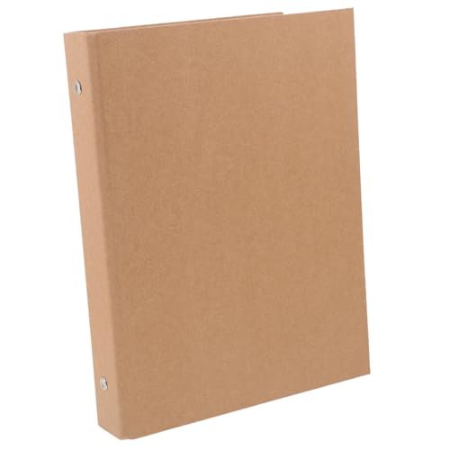 BCOATH Binder Cover aus Kraftpapier Nachfüllbare Ringbuchhülle mit Löchern Robust und Leicht Schmutzabweisend für Büro Schule und Notizbuchschutz BCOATH Binder Cover aus Kraftpapier Nachfüllbare Ringbuchhülle mit Löchern Robust und Leicht Schmutzabweisend für Büro Schule und Notizbuchschutz von BCOATH