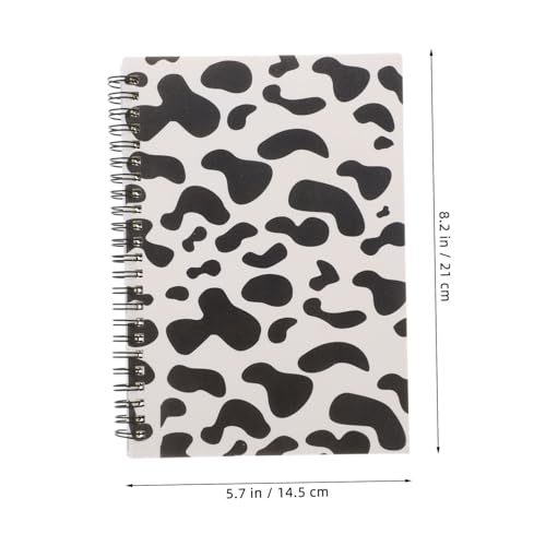 BCOATH College Liniert Spiral notizbuch mit Einzigartigem Kuhmuster Leichtes Tragbares Design für Schule Büro Studenten und Stilvolle Notizen BCOATH College Liniert Spiral notizbuch mit Einzigartigem Kuhmuster Leichtes Tragbares Design für Schule Büro Studenten und Stilvolle Notizen von BCOATH