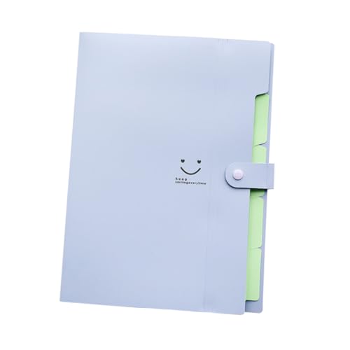 BCOATH Fächermappe mit Fächern aus Robustem Kunststoff Erweiterbarer Ordner mit Druckknopfverschluss Farbiges Set Blau Violett für Büro Schule Zuhause zur Dokumentenorganisation BCOATH Fächermappe mit Fächern aus Robustem Kunststoff Erweiterbarer Ordner mit Druckknopfverschluss Farbiges Set Blau Violett für Büro Schule Zuhause zur Dokumentenorganisation von BCOATH
