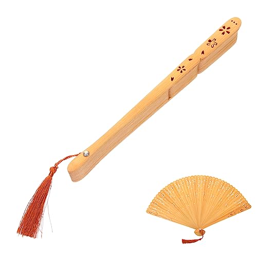 BCOATH Faltfächer mit Quaste Chinesischer Handfächer Handgefertigt Dekorativ für Tanz Sommerreisen und Fotografie Vintage Design BCOATH Faltfächer mit Quaste Chinesischer Handfächer Handgefertigt Dekorativ für Tanz Sommerreisen und Fotografie Vintage Design von BCOATH