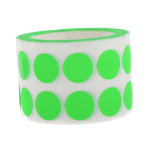 BCOATH Fluoreszierende Runde Aufkleber pro Selbstklebende Bunte Klebepunkte Ablösbare Etiketten für DIY Tagebuch Projektmarkierung Einfache Handhabung Leuchtendes Grün BCOATH Fluoreszierende Runde Aufkleber pro Selbstklebende Bunte Klebepunkte Ablösbare Etiketten für DIY Tagebuch Projektmarkierung Einfache Handhabung Leuchtendes Grün von BCOATH